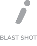 Grey and white Vulkan Blast Shot logo