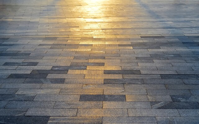 Paving stones.